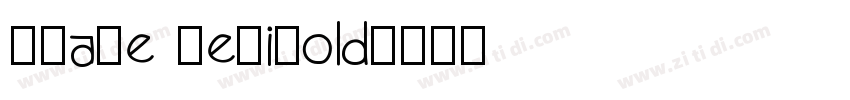 Shape SemiBold字体转换
